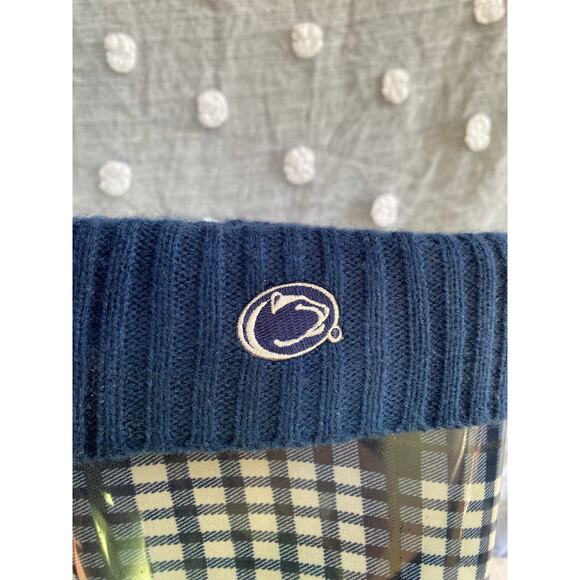 Penn State Nittany Lions Plaid Rain Boots with Cuff – Women’s Size 7 - Picture 4 of 4